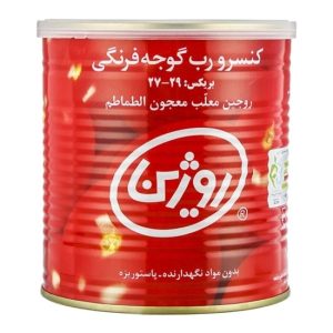 رب گوجه فرنگی روژین مقدار 800 گرم