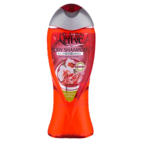 شامپو بدن شفاف اکتیو - قرمز