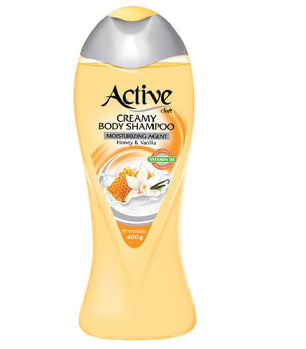 شامپو بدن کرمی اکتیو - شیرعسل