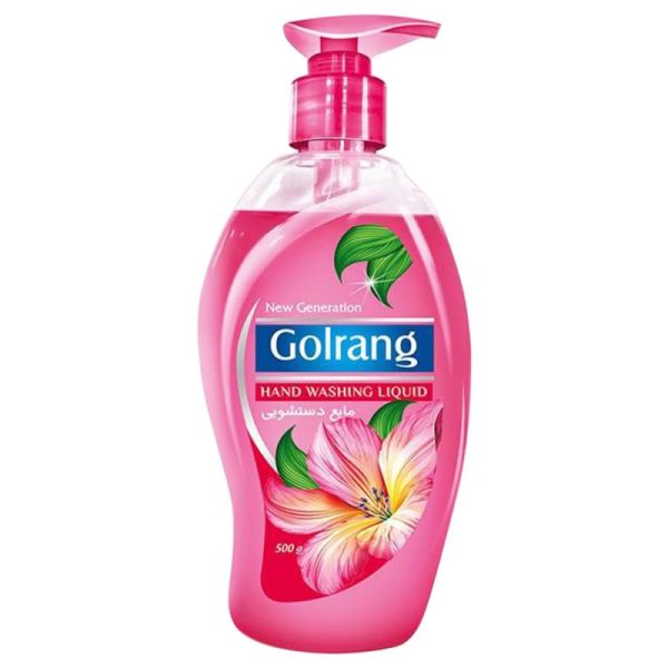 مایع دست پمپی گلرنگ