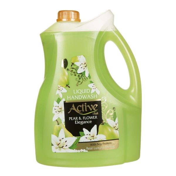 مایع دستشویی 4 لیتری اکتیو - سبز