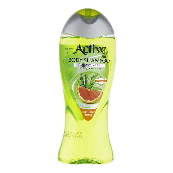 شامپو بدن شفاف اکتیو - سبز