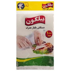 دستکش یکبار مصرف پلاستیکی 100 عددی