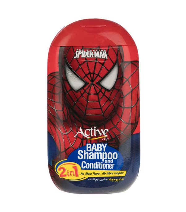شامپو بچه اکتیو مدل اسپایدرمن