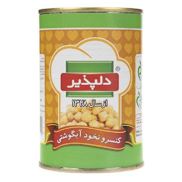 کنسرو نخود آبگوشتی دلپذیر 420 گرمی