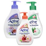 مایع دست پمپی اکتیو - کرمی