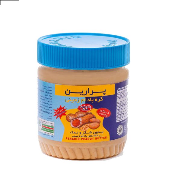 کره بادام‌زمینی بدون شکر و نمک کروچی پرارین
